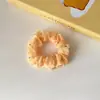 Estilo novo de primavera e verão, scrunchie de chifon fresco com estampas florais e de bolinhas, disponível em várias cores, suave e versátil, não danifica o cabelo
