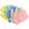 Guantes de baño, Toalla de baño, Frotador de espalda, Guantes de cinco dedos color gris barro, No daña la piel, Hombres y mujeres para bañarse y toalla de baño