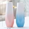 Vaso de Cerâmica Pequeno Fresco Hidropônico Vidro Transparente Arranjo de Flores Simples Branco Moderno Escandinavo Sala de Estar Decoração de Casa Enfeites