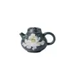 En el Bosque, Regreso a los Pinos - Cerámica Pintada a Mano con Nubes Propicias y Loto de Tinta, Una Tetera y Una Taza, Juego de Té, Regalo para Ancianos o Líderes, Recuerdo