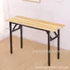 Mesa plegable, mesa de clavos, mesa de conferencias, mesa larga, escritorio de entrenamiento, mesa de comedor sencilla, escritorio rectangular para el hogar