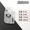 Saco Plástico Transparente Personalizado com Dois Furos para Botão Cordão para Vestir Fivela de Mola Tipo Nariz de Porco Calçados Chapéu Ajustador Elástico