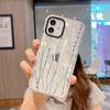 Capa de Celular Floral Lavanda Fresca e Delicada para iPhone 16 com Estrutura Transparente de Cor Contrastante Case Protetora Apple 18Pm