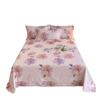 Venta al por mayor del fabricante Sábana de algodón puro cepillado estampada Pieza única Sábana de cama estampada acolchada engrosada Textiles para el hogar Nantong