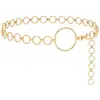 Joyas transfronterizas moda retro metal redondo anillo cadena de cintura mujeres versátil cadena corporal reductor de cintura fabricante stock al por mayor
