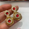 Brincos Pendentes Exagerados Personalidade Fashion Antigo Metal Pesado Argola de Prata 925 Brincos Estilo Frio para Mulheres