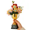 Regalo para el Día del Maestro 2026: Ramo de Trofeo de Agradecimiento a Maestro, Ramo de Girasol Tejido Terminado para Maestros de Jardín de Infancia