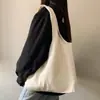 Bolsa de Lona Lisa Colete Estilo DIY Grande Capacidade Bolsa de Lona Pintada à Mão DIY Personalização Artesanal em Pequena Escala
