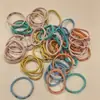 Goma elástica alta para el pulgar de niña, Goma elástica pequeña negra, Cuerda para el pelo de niños, Accesorio de trenza de pelo no dañino