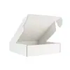 Caixa quadrada para avião caixa de papel kraft branco embalagem caixa de papelão roupas caixa extra-rígida para sutiã roupa íntima