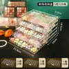 Caja de Almacenamiento para Cuentas con Cuentas Sueltas Divididas en Compartimentos para Hacer Caja Acrílica Accesorios Hechos a Mano DIY Cajón Transparente