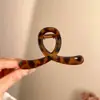Pinza de Tiburón Grande Estilo Coreano Casual para Mujer, Pinza de Pelo Elegante de Gama Alta para la Parte Posterior de la Cabeza con Gran Volumen de Cabello, Nuevo Estilo 2025