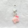 Llavero de Hello Kitty con forma de estrella de cinco puntas, diseño de dibujos animados japoneses, bonito regalo para novia, joyería, adornos colgantes.