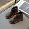 Botas Martin para Niña Estilo Británico Botines de Primavera y Otoño 2026 Nuevos Botines Cortos de Moda Otoñales Botas para Niños para Desfile de Moda