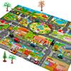 Comercio Exterior Transfronterizo Juguete para Niños Estacionamiento Vista de Mapa Inglés Puro Jugar en Casa Tráfico Juego de Coches Almohadilla