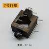 Acessórios para máquina de ângulo de prego CNC, cabeça de matriz de manga de prego de tala de quatro cilindros, moldura de foto, módulo de prego de ponto cruz 10 12 15, matriz de prego
