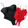 Mono de Encaje con Tirantes y Corsé Sexy de una Sola Pieza Ropa Sexy