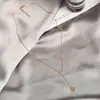 Collar de Metal Hueco con Forma de Corazón para Influencer de Moda, Cadena en Forma de Y Ajustable Nueva, Cadena para Clavícula con Forma de Corazón, Transfronterizo Europeo y Americano