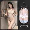 Lemon Story Lencería Sexy Encaje Transparente Traje Pasión Liga Camisón Tentación Entrepierna Abierta Transparente 8149