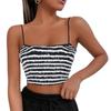 9271SD nazada popular autodesenhado europeu e americano feminino roupa vazada umbigo cor contrastante Alça top saia curta conjunto de duas peças