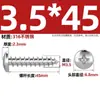 Tornillos Autorroscantes de Acero Inoxidable 316, Cabeza Redonda Ranurada, Tornillos para Madera de Cabeza Plana Extendida Yb845M2M3M4M5M6