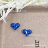 Cuentas brillantes con forma de corazón para manualidades, con agujeros verticales, cuentas de corazón coloridas, cadenas para teléfono móvil, llaveros, materiales para cortinas de cuentas