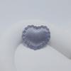 Tela Linda Color Claro Satín Corazón Lazo DIY Accesorios Hechos a Mano Pasador Barra Sujetador Tarjeta Goo Pulsera Accesorios