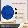 Xinfeng fábrica de cabelo liso de alta concentração azul masterbatch de injeção de filme soprado universal PE masterbatch masterbatch de cor de proteção ambiental masterbatch