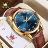 Venta al por mayor de relojes de la marca Oulisi para dropshipping, relojes de cuarzo con diamantes, calendario dual, relojes luminosos para mujer, relojes para hombre de Tiktok