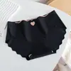Calcinhas Femininas Lisas de Seda Gelada Sem Costura, Estilo Fino de Verão, Shorts Triângulo Sexy de Cintura Média Plus Size para Meninas Jovens
