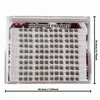 Pestañas Postizas Transfronterizas para Exportación, Gran Capacidad, Ligeras, Estilo Girasol de Doble Punta, Pestañas Postizas sin Pegamento, Estilo DIY, Gruesas y Populares