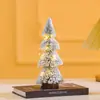 Mini Árbol de Navidad, Árbol de Mesa de Cedro Navideño con Agujas de Pino Blanco, Regalo Navideño para Escaparate, Decoraciones Navideñas
