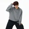 Suéter Masculino de Botão Outono/Inverno 2026 Novo Confortável Versátil Preguiçoso Gola Redonda Solto Americano High Street Casual Top Masculino