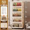 Armario de Almacenamiento Plegable para el Hogar, Ensamblaje Gratuito, Armario de Almacenamiento para Snacks y Juguetes, Estante de Almacenamiento para Artículos Varios de Cocina, Armario de Almacenamiento Multicapa