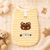 Ropa para Gatos con Parche de Koala, Chaqueta Cálida de Polar de Dos Patas para Otoño e Invierno para Gatitos y Perros Pequeños, Ropa para Gatos Mascotas