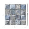 Adesivos de parede auto-adesivos 3D de PVC da Amazon para quarto, papel de parede de fundo decorativo aconchegante, adesivos de espuma de cor sólida podem ser enviados por conta do remetente