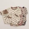 Conjunto de Ropa para el Hogar para Niños, Ropa para Niños Estilo Coreano, Ropa de Otoño e Invierno para Bebé, Conjunto de Ropa para Gatear para Bebé, Traje para el Hogar