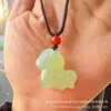 Colgante de Jade Natural de los Doce Animales del Zodíaco para Hombres y Mujeres, Adecuado para el Año del Caballo