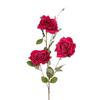 Liquidação Especial em Materiais Florais para Casamento, Flores Artificiais da Série Vermelha, Decorações de Ano Novo, Adereços Fotográficos no Atacado, Casamento