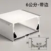 Lâmpada linear embutida de LED lâmpada de fita de alumínio slot de teto em forma de U lâmpada linear slot de lâmpada montado aberto