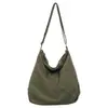Bolsa de Lona para Mujer 2026 Verano Nuevo Estilo Simple Casual Gran Capacidad Bolso de Hombro Bolsa de Trabajo Clase Bolso Cruzado de Moda