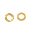 Colgante Antiguo Chapado en Oro con Diseño Similar a un Pez, Cierre de Seguridad Horizontal, Color Dorado Unisex, Moderno Accesorio de Cadena Colgante de Lujo Ligero