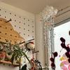 [Nubes Que Pueden Traer Peces Pequeños] Decoración de Campana de Viento de Burbuja de Deseos de Colores Hecha a Mano de Fantasía DIY Luz Nocturna Regalo