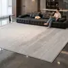 Tapete Sala de Estar Luxo Leve Alta Qualidade Sem Lavagem Limpável Cinza Minimalismo Italiano Capacho Impermeável à Prova de Manchas Tapete para Casa