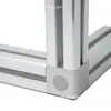 Conector Tridimensional de Dos Vías Dos Vías Tres Vías Perfil de Aluminio Accesorios de Ángulo Recto Estándar Nacional Estándar Europeo Marco de Puerta Soporte de Esquina Pieza de Esquina Curvo