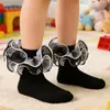 Calcetines para Niña con Borde de Encaje, Transpirables, Estilo Princesa Lindo, Calcetines de Bebé de Caña Media, Estilo Delgado de Verano, Al Por Mayor en Stock