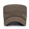 Sombrero para Hombre Nuevo Primavera y Otoño Estilo Coreano Algodón Casual Bordado Parasol Cuatro Estaciones Exterior Protector Solar Gorra Plana