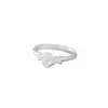 Anillo de Rosa de Plata de Ley 999 Gan Jia Diseño de Nicho Lujo Ligero Gama Alta Fresco Artístico Joyería de Mano Suave Plata Pura
