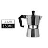 Cafetera Moka para el Hogar Oficina Olla Octagonal de Aluminio Estilo Italiano Taza de Café Utensilio Calentable para Preparar Café Juego