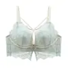 Roupa íntima grossa feminina peito pequeno grande push up peito reto especial seio seio seio anti-queda suporte superior renda sutiã sexy